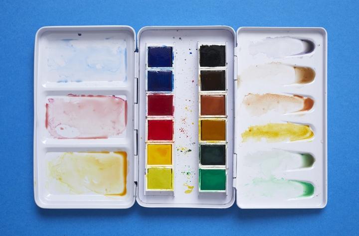 Image du produit Pebeo aquarelle Fine Boite Pocket metal 12 demi godets