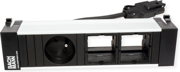 Produktbild Bachmann POWER FRAME - Steckdosenleiste - Wechselstrom 230 V (3 x, CEE 7/3, CEE 7/5, 0.20 m)