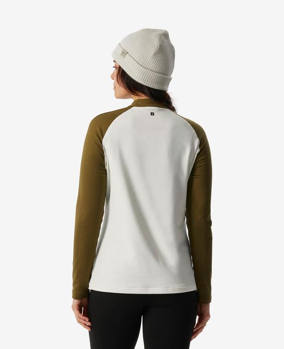 Actual product image Wedze Ski underwear functional shirt ladies wide cut - BL500 beige/khaki (XS)