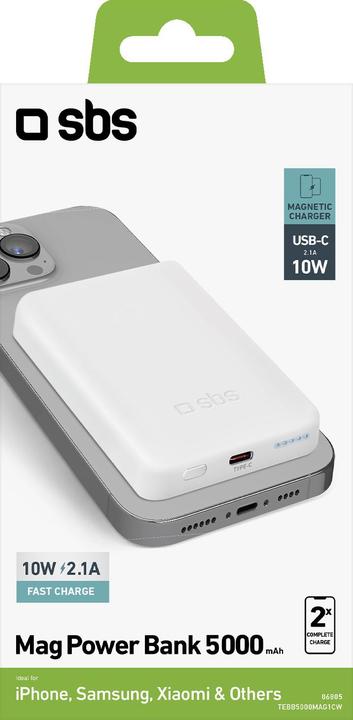 Image du produit SBS Chargeur MagSafe (5000 mAh, 5 W)