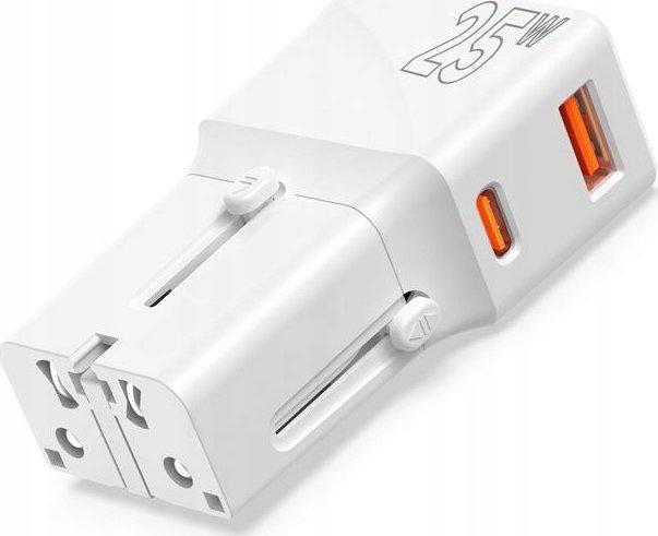 Produktbild Mobile Origin Travel adapter 25W EU/US/UK/AU whi