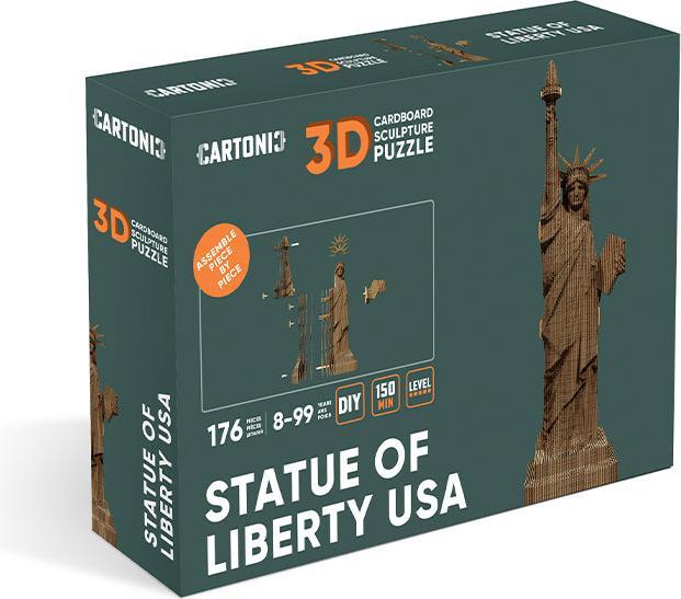 Actual product image Cartonic Statue of Liberty - 3D cardboard model
