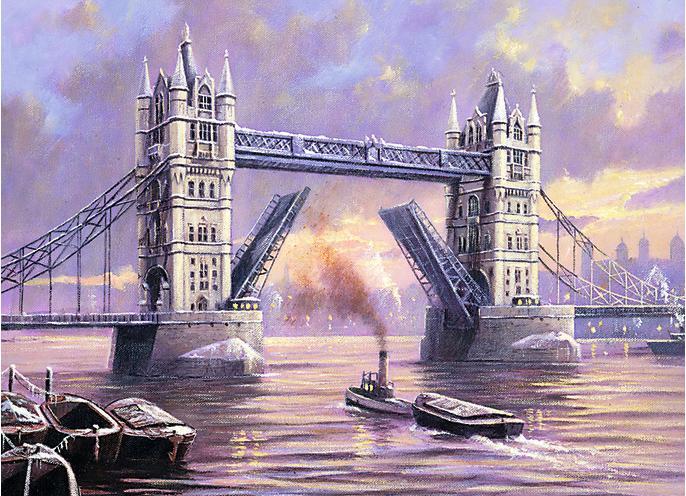 Immagine prodotto Royal & Langnickel Pittura con i numeri "Tower Bridge", 30 x 40 cm