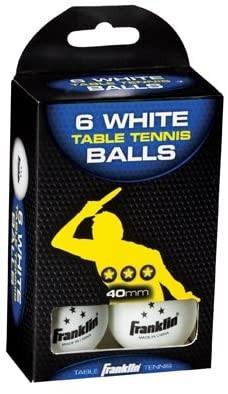 Produktbild Franklin Tischtennisbälle, 6er Pack, 3-Star weiss