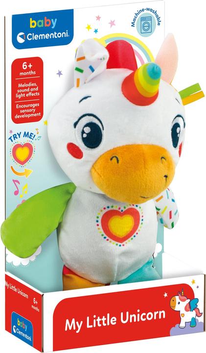 Actual product image Clementoni Baby - soft toy unicorn (27 cm)