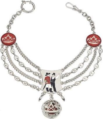 FHB 89510 Chaîne d'horlogerie Ignatz argent