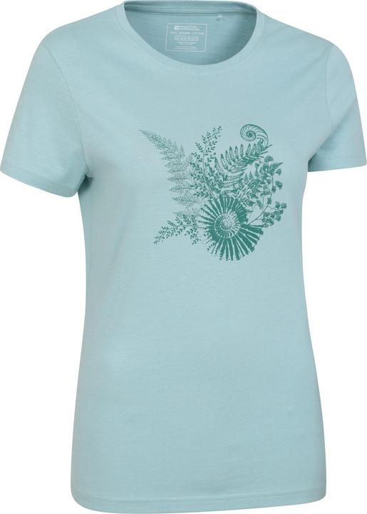 Actual product image Mountain Warehouse Womens/Ladies Fern Shell Organic T-Shirt (46 D)