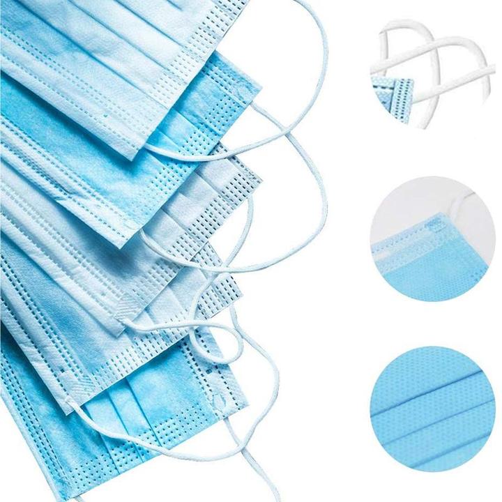 Actual product image Hermex 50 pieces Hygiene masks Face masks Nose masks Breathing masks (50 x)
