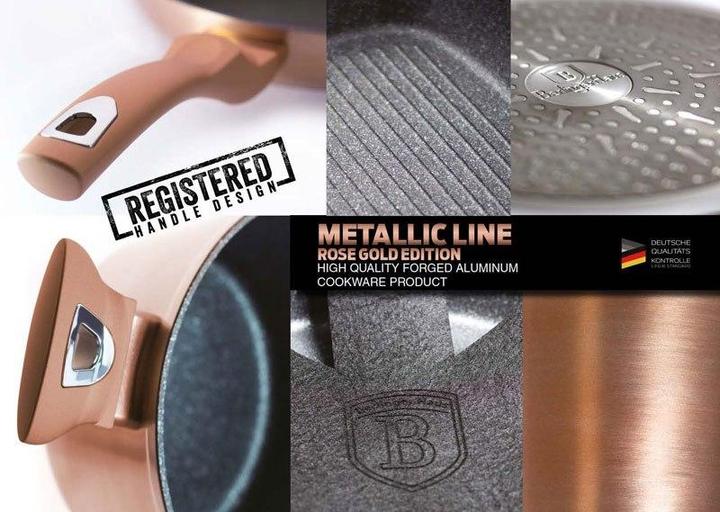 Actual product image BerlingerHaus 28cm Granitinė Skelė Berlinger House Metallic Line Rosegold Bh-1518-N (Aluminium)