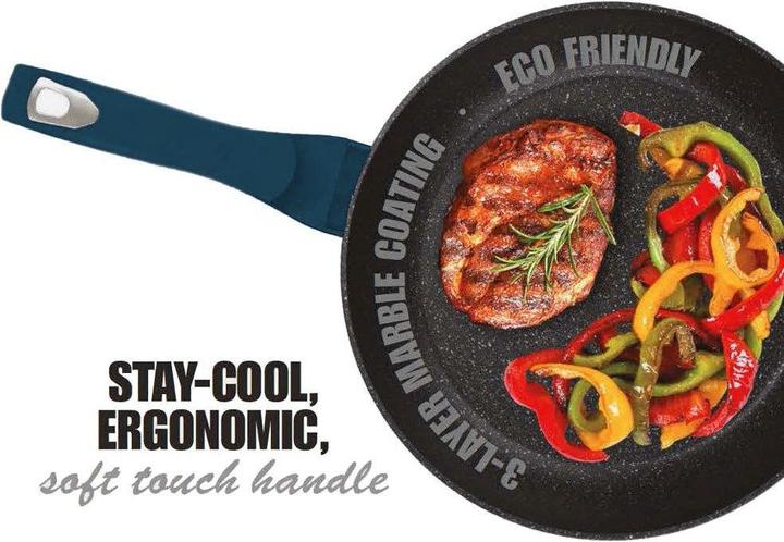 Actual product image BerlingerHaus GRANITE FRY 24cm BERLINGER HOUSE AQUAMARINE BH-1871 (24 cm, Aluminium)