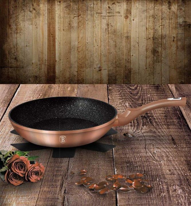 Produktbild BerlingerHaus Granite frying pan set 3pcs ROSE GOLD LINE BH-6195 (Pfannenset + Topfset)