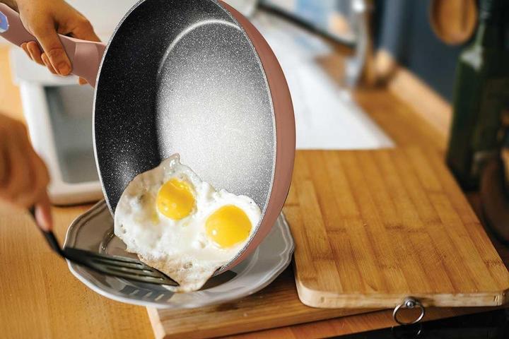 Produktbild BerlingerHaus Granite frying pan set 3pcs ROSE GOLD LINE BH-6195 (Pfannenset + Topfset)
