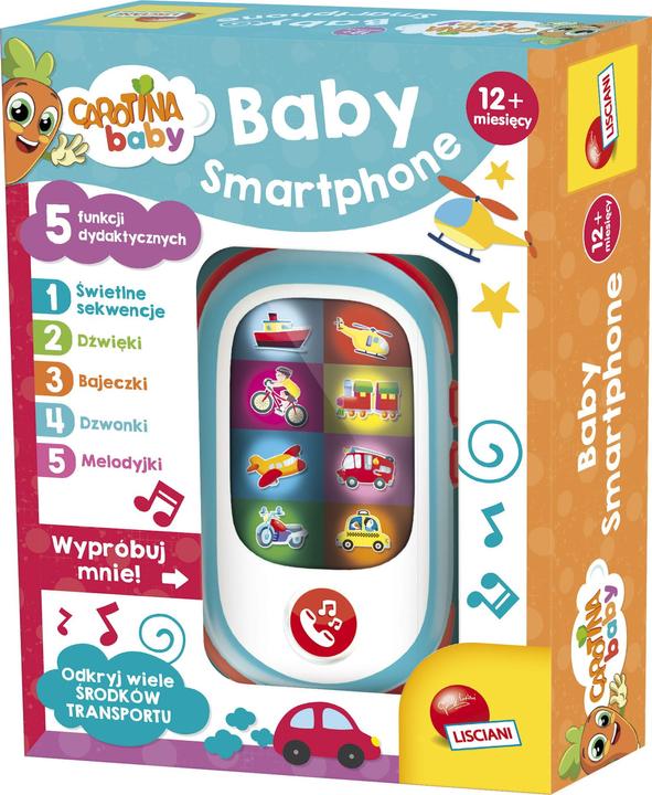Immagine prodotto Lisciani Smartphone elettronico per bambini Carotina (Video e audio)