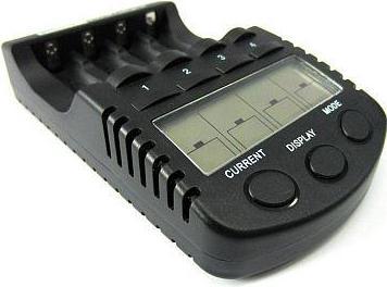 Actual product image Extra Digital ED AA / AAA C3 battery charger, LCD (AAA)