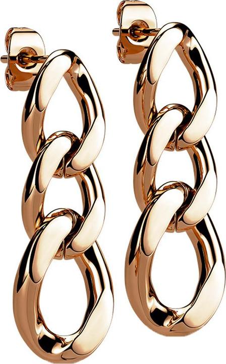 Star Piercing Ohrstecker rosegold Anhänger Kettenglieder (ohne Messing, Chirurgenstahl 316L)
