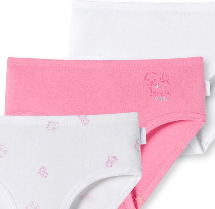 Produktbild Schiesser 6er Pack Kids Girls Feinripp Organic Cotton Slips / Unterhosen (128, 6er Pack)