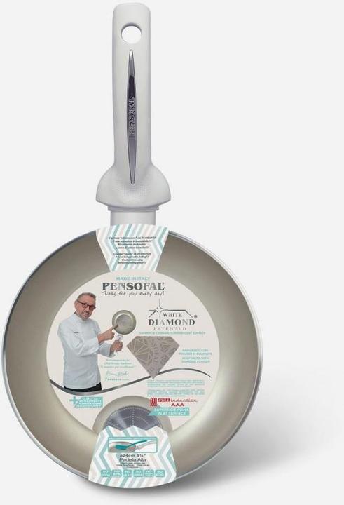 Actual product image Pensofal White Diamond Pan 24cm 6303 (24 cm, Pot, Aluminium)