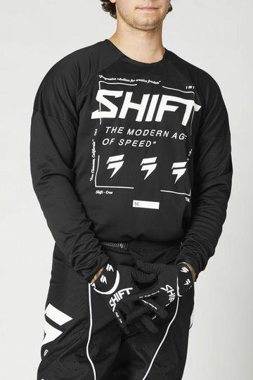 Shift Jersey White Label Bliss Blk/Wh