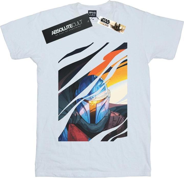 Actual product image Star Wars Mens The Mandalorian Glare T-Shirt (4XL)