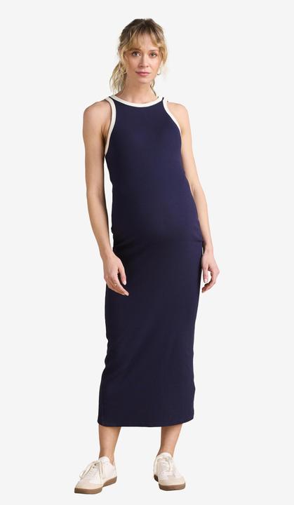 Image du produit Envie de Fraise Collection bio : robe midi de grossesse et d'allaitement, jersey à fines côtes (W36/L38)