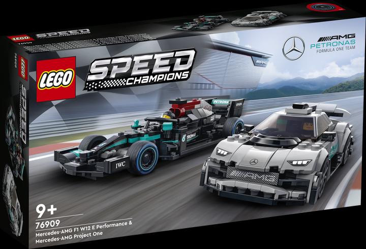 Produktbild LEGO Mercedes-AMG F1 W12 E Performance & Mercedes-AMG Project One (76909, LEGO Speed Champions)