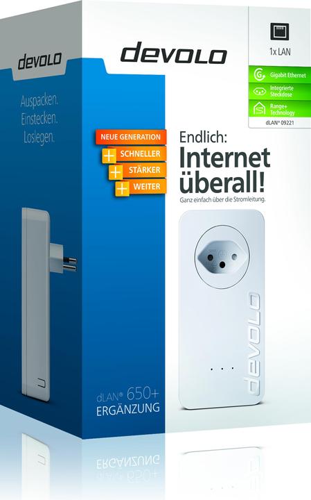 Produktbild Devolo dLAN 650+ (600 Mbit/s)