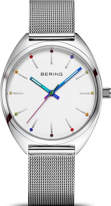 Bering 127220-36-000 Damenuhr FREEDOM Silber glänzend 36mm 5ATM