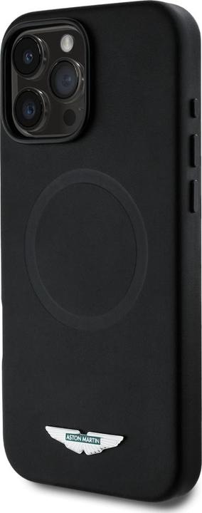 Immagine prodotto Aston Martin Case HC FW Logo to iPhone 16 Pro Max MagSafe black (Apple iPhone 16 Pro Max)