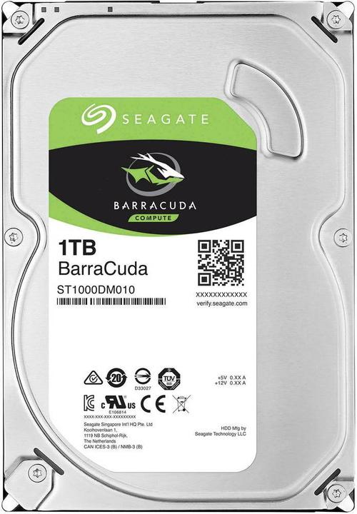 Produktbild Seagate Desktop BarraCuda 1TB SATA-III 3.5″ Bulk (1 TB, 3.5")