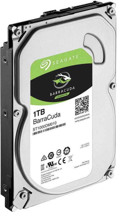 Produktbild Seagate Desktop BarraCuda 1TB SATA-III 3.5″ Bulk (1 TB, 3.5")