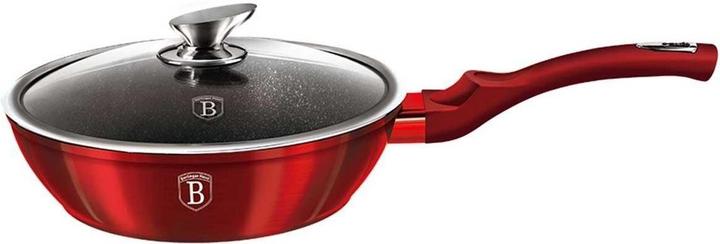 Productafbeelding BerlingerHaus GRANIETVRUCHTEN 24cm Rood METALLISCHE LIJN BH-1259 (24 cm, Kookpotten en pannenset, Aluminium)