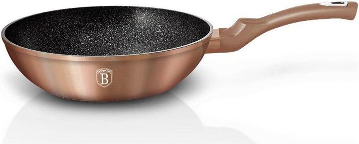 Actual product image BerlingerHaus WOK FRYER GRANITE 28cm BERLINGER HOUSE ROSE GOLD BH-1512 (28 cm, Wok, Aluminium)