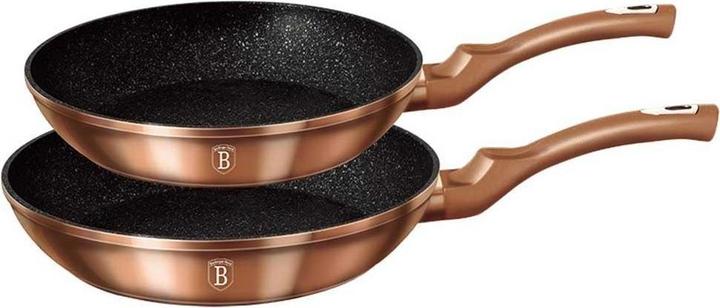 Image du produit BerlingerHaus 2 Rose Gold Granite Baking Kit Bh-1611 (Ensemble de casseroles et de poêles de cuisson, Aluminium)