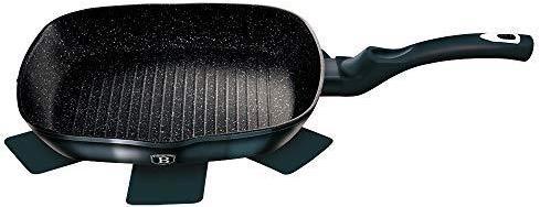 Produktbild BerlingerHaus GRANITE GRILL 28 cm AQUAMARINE BH-1873 (28 cm, Grillpfanne, Aluminium)