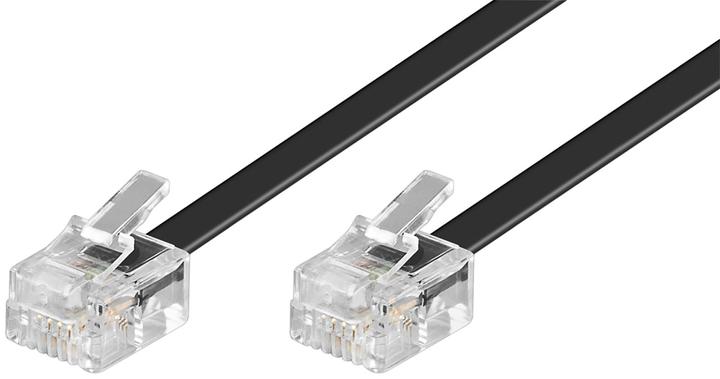 Produktbild Goobay Modularanschlusskabel, Schwarz, 10 m