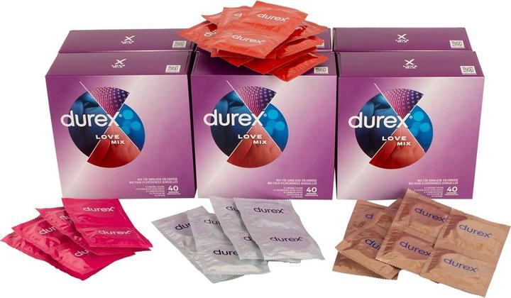 Image du produit Durex Love Mix 40pcs Paquet avantage (240 pcs)