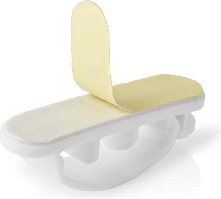 Produktbild Nedis Kabelmanagement Kabelclip Gesperrt 3 Stück Silikon 55 mm Weiss