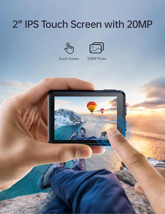 Image du produit Wolfang Action Cam 4K 60FPS 24MP, GA320