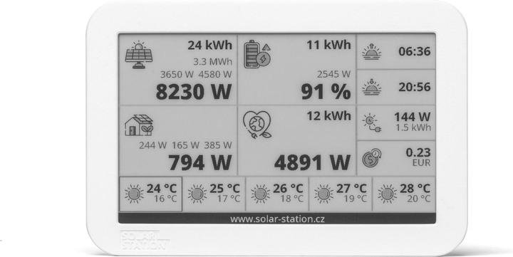 Immagine prodotto Solar Station Solar Station 7.5" E-Ink-Display, Schnittstellen: WLAN