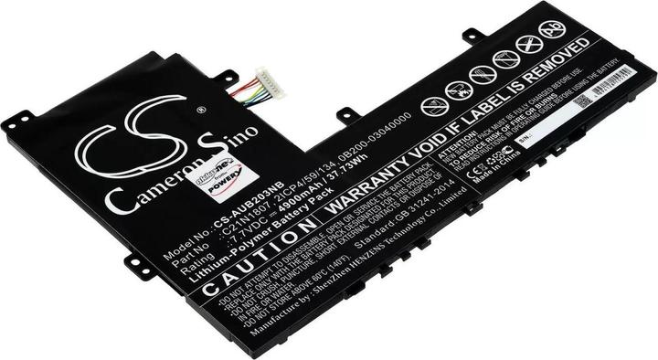 Produktbild AccuCell Akku Asus VivoBook E12 E203na-fd048t, Chromebook C223na-gj0014, Typ C21N1807 u.a. (4900 mAh)