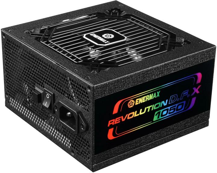 Produktbild Enermax Revolution D.F. X ARGB ATX3.0 PCI-e 5.0 Gaming PC Netzteil 1050W 80Plus Gold Vollmodular 2X (1050 W)