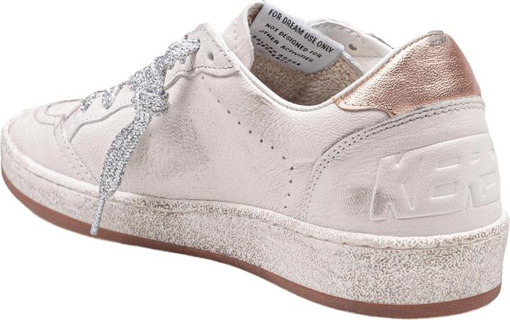 Produktbild Golden Goose ball star leather sneakers with light blue suede star (40)