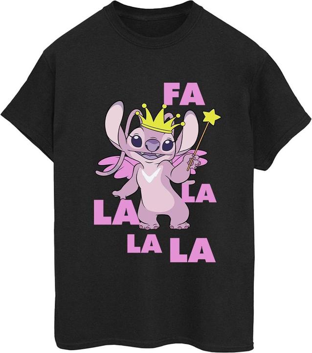 Immagine prodotto Disney Lilo & Stitch Angel Fa La La Maglietta Ampia Donna (XXL)