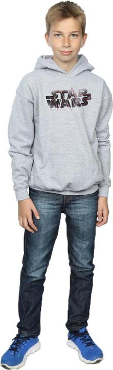 Actual product image Star Wars Boys The Last Jedi Spray Logo Hoodie (152, 158)
