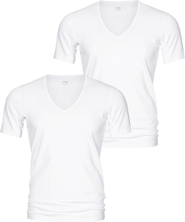 Produktbild Mey 2er Pack Dry Cotton T-Shirt mit V-Ausschnitt (3XL)