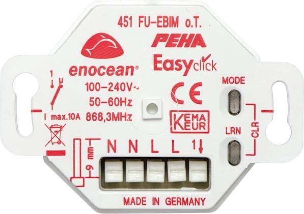 Produktbild Peha Funk Empfänger 1 Kanal D 451 FU-EBIM O.T. (Schaltaktor)