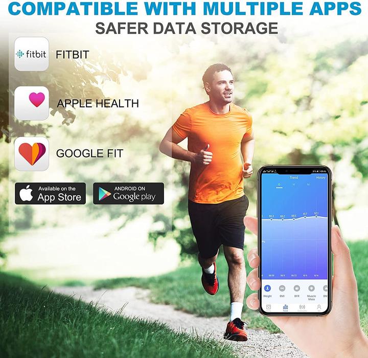 Actual product image Youngdo Body fat scale 30x30cm, with app