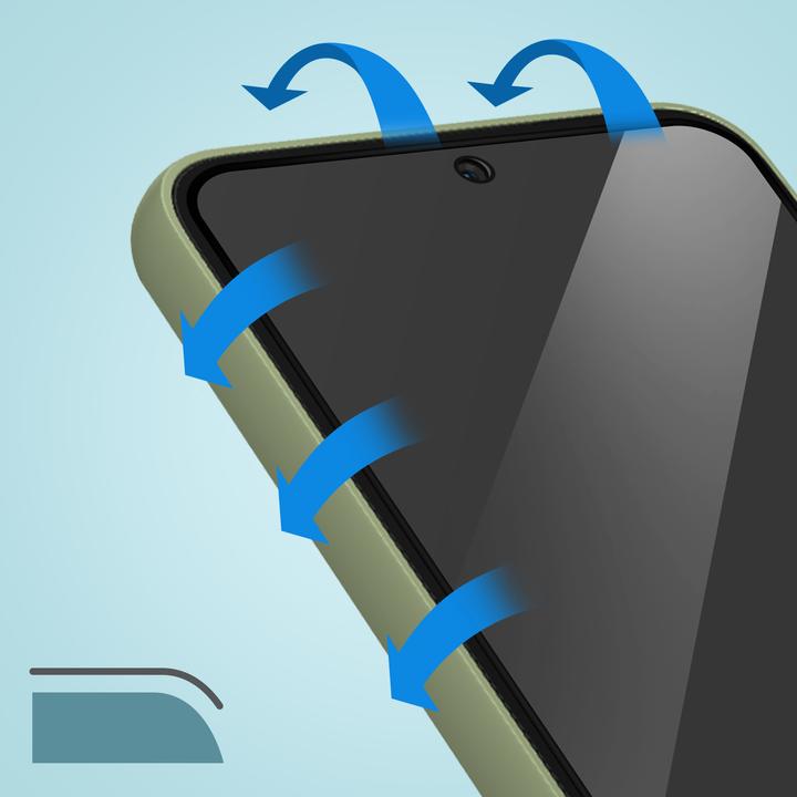 Actual product image Avizar Privacy glass screen protector (1 Piece, Samsung Galaxy A54 5G)