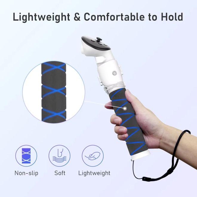 Produktbild AMVR Meta Quest 3 / 3S Controller Silikon Grip Griffverlängerung
