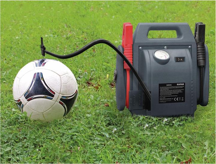 Actual product image Eufab Powerpack with compressor (600 A, 7000 mAh)